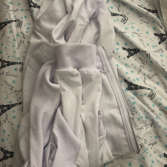 White zip up - Picture 2 of 2